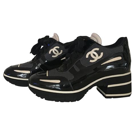 chanel vintage sneakers|second hand chanel shoes.